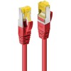 Tinklo Kabelis - LINDY RJ45 S/FTP LSZH Tinklo Kabelis, Cat.6A Jungtis, Cat.7 Raw, 10 m, Raudonas