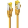 Tinklo Kabelis - LINDY RJ45 S/FTP LSZH Tinklo Kabelis, Cat.6A Kištukas, Cat.7 Neapdirbtas Kabelis, 30 m, Geltonas