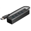 USB Hub - LINDY USB 3.0 Hub, 4 Jungtys, Juodas