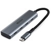 USB Hub - LINDY 4 Prievadų USB 3.2 Gen 2 Type C Hub, 10 Gbps, Kompaktiškas Dizainas