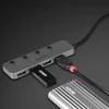 USB Hub - LINDY 4 Prievadų USB 3.0 Hub su Maitinimo/Išjungimo Jungikliais, 5 Gbps, Type A