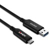 Lindy USB Laidas - 10m USB 3.2 Type A į C Hibridinis 5Gbps Patvarus PVC Korpusas