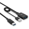 USB Kabelis - LINDY Hibridinis USB 3.2 Type A Laidas, 10Gbps, 35 m, Juodas