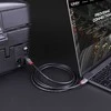 USB Kabelis - LINDY Anthra Line USB 3.2 Type C į B Laidas, M/M, 5Gbps, 4.5W, 1 m, Juodas