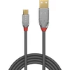 USB Kabelis - LINDY Cromo Line USB 2.0 Type A į Micro-B Laidas, M/M, 480Mbps, 2 m, Pilkas