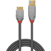 USB Laidas - LINDY Cromo Line USB 3.2 Type A į Micro-B Laidas, M/M, 5Gbps, 2 m, Pilkas