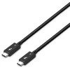 Thunderbolt Laidas - LINDY Thunderbolt 5 Laidas, 40Gbps, 100W PD, 1 m, Juodas