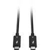 Thunderbolt Laidas - LINDY Thunderbolt 5 Laidas, 40Gbps, 100W PD, 1 m, Juodas