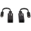 USB Prailginimo Laidas - LINDY Pluoštinis USB 3.2 Type C Prailgintuvas, 100m, 10Gbps, 5VDC, 2A, Juodas