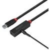 USB Prailginimo Laidas - LINDY USB 3.0 Aktyvus Prailginimo Laidas, M/F, 5 Gbps, 15 m