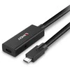USB Prailginimo Laidas - LINDY USB 3.2 Type C Aktyvus Prailginimo Laidas, M/F, 10Gbps, Duomenų Perdavimas, 5 m