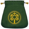 Lo Scarabeo Celtic Tree Satininis Žalias Maišelis Kortoms