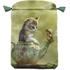 Lo Scarabeo Fantasy Cats Satininis Maišelis Kortoms