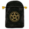 Satininis Juodas Maišelis Kortoms Lo Scarabeo Pentacle