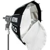 Lubinis šviestuvas Apšvietimo Įranga - MITOYA PICO Softbox 65cm BOWENS Adapteris su Tinklu
