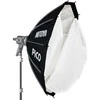 Lubinis šviestuvas Apšvietimo Modifikatorius - MITOYA PICO 105cm Softbox su Tinkleliu ir Bowens Adapteriu