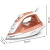 Tefal Virtuo 30 FV2C40E0 iron Dry &amp; Garų lygintuvas Ceramic soleplate 2000 W Peach, Baltas