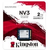 M.2 NVMe SSD - Kingston NV3 2TB 6000 MB/s Skaityti 5000 MB/s Rašyti Juoda