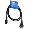 Maitinimo Kabelis - SAVIO CL-81 1.8m Type E IEC C5 0.75mm² Juodas