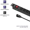 QOLTEC 53998 Apsauga nuo viršįtampių Qoltec skirta RACK 19 1U 10A PDU 8xIEC C13 2m