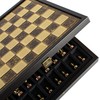 Manopoulos „Classic Metal Staunton“ Metalinių Šachmatų Rinkinys Su 34cm Lenta