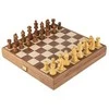 Manopoulos Staunton Walnut Medinių Šachmatų Rinkinys Su 27cm Inkrustuota Lenta