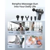 Masažo Pistoletas - RENPHO Active Massage Gun GM171, 3200 RPM, 50 lbs Force, Juoda