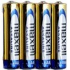 Baterija - Maxell R6 4TAC 1.5V Cinko-Anglies Elementai Laikrodžiams Radijams Kalkuliatoriams Nuotolinio Valdymo Pultams Juoda