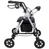 MDH Judėjimo Priemonė - Aliuminis Stovas 120kg Talpa, Reguliuojamas Sėdynė 51-56cm, Sulankstomas