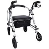 MDH Judėjimo Priemonė - Aliuminis Stovas 120kg Talpa, Reguliuojamas Sėdynė 51-56cm, Sulankstomas