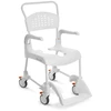 Medpunkt ETAC Clean neįgaliojo vežimėlis 49 cm / 2 stabdžiai su tualeto funkcija Baltas