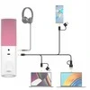 Mikrofonas - 7Ryms SR-AT10 USB-C USB-A Kondensatorinis Cable Release su RGB Balta