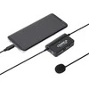 Mikrofonas - Comica SIG.LAV V05UC lavalier 3.5mm TRRS juodas