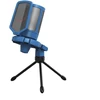 Mikrofonas - Fifine A6V USB Kondensatorinis Kardioidinis 16 bitų/44,1 kHz 60 Hz–18 kHz Mėlynas