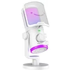 Mikrofonas - Fifine AM6 USB kondensatorinis kardioidinis RGB baltas