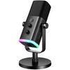 Mikrofonas - Fifine AM8 Dinaminis USB/XLR Stalo Mikrofonas, 80 dB SNR, Juodas