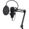 Mikrofonas - Trust GXT 270 Emita II+ USB kondensatorinis podcast mikrofonas juodas