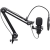 Mikrofonas - Trust GXT 270 Emita II+ USB kondensatorinis podcast mikrofonas juodas