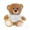 Minkštas žaislas - ARGO Meškiukas Su Mini Marškinėliais, 17 cm, Rudas