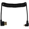 Mitoya HDMI Laidas - Micro HDMI Spiral 50 cm 48 Gbps 8K 60Hz 4K 120Hz