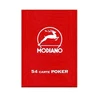 Modiano Poker Club F/N Žaidimų Kortos (Raudonos)