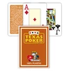 Modiano Texas Poker Hold Em Jumbo Index Žaidimų Kortos (Rudos)