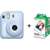 Momentinis Fotoaparatas FUJIFILM INSTAX MINI 12 (Pastelinė mėlyna) + 20 FUJIFILM Instax Mini Film (Glossy) (Color)