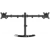 Laikiklis Gembird MS-D2ST-02 Monitorius desk stand (rotate, tilt, swivel), 13”-32”, juodas