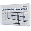 Laikiklis Gembird MS-D2ST-02 Monitorius desk stand (rotate, tilt, swivel), 13”-32”, juodas