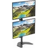 Laikiklis TECHLY 027552 Techly Dvigubas stalas LED/LCD monitoriaus rankena 13-27 2x10kg vertikaliai reguliuojama