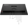 Monitorius - Lenovo ThinkVision T24D-40 23,8" Full HD IPS, HDMI, USB Type-C, Juodas