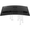 Monitorius Lenovo ThinkVision T34WD-40 LED ekranas 86.4 cm (34") 3440 x 1440 pikselių Wide Quad HD+ Juodas