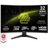 Monitorius - MSI MAG 325CQF 31.5" 2560x1440 180Hz kreivasis juodas