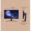 Monitorius Samsung | Odyssey G5 G51F | 27 " | VA | QHD | 16:9 | 180 Hz | 1 ms | 2560 x 1440 pikselių | 300 cd/m² | HDMI jungtys quantity 2 | Juodas